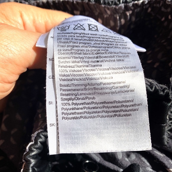 ▪️ STREET ONE PATTY GREY FAUX LEATHER LOOSE FIT HIGH WAIST BAGGY PANTS! - Picture 10 of 12